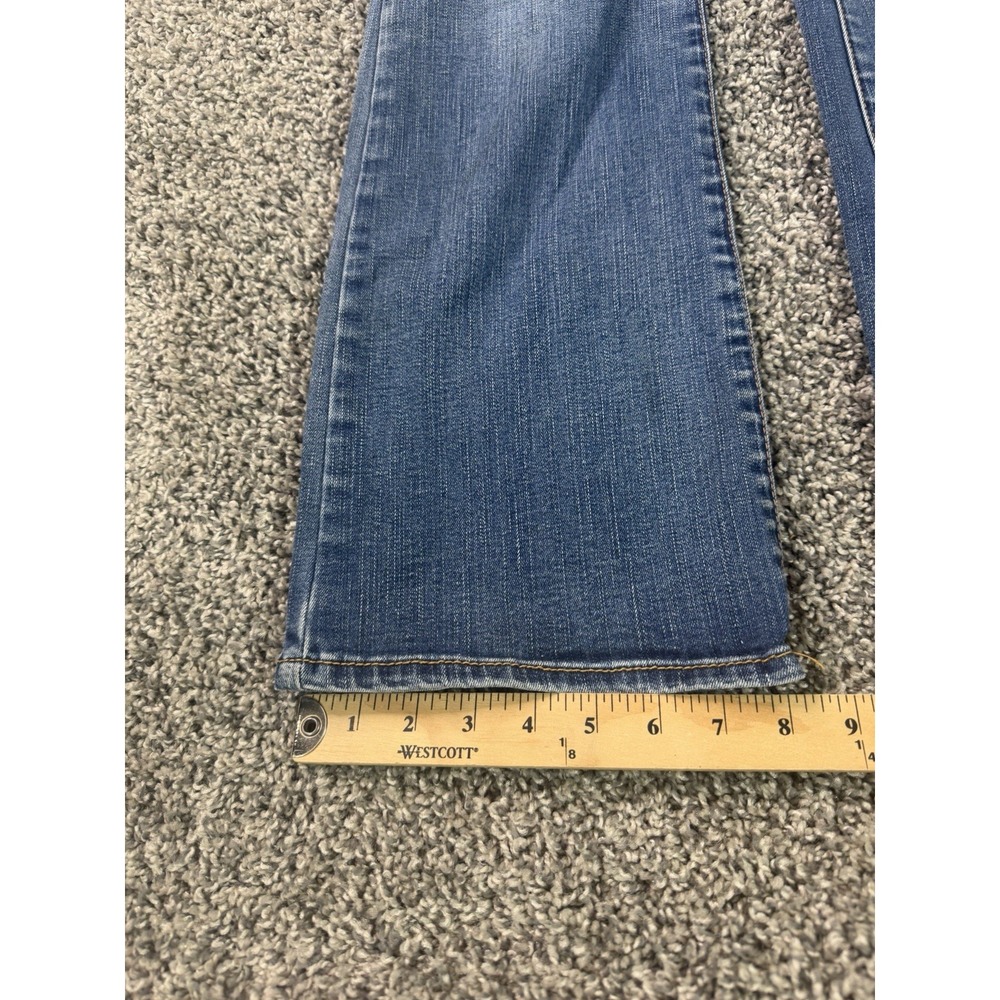 Vintage Y2K American Eagle Kick Boot Jeans Women's Size 12 Blue Baggy - Picture 12 of 12